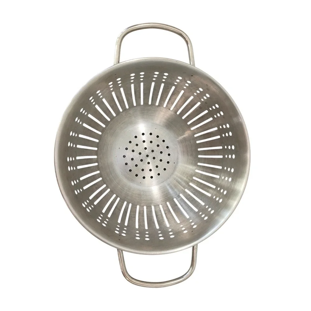 Wazir Chand And Co.‎ Stainless Metal Colander 8.25